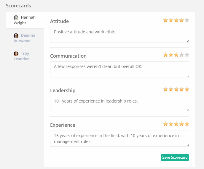 5 Ways Interview Scorecards Help Identify Top Talent