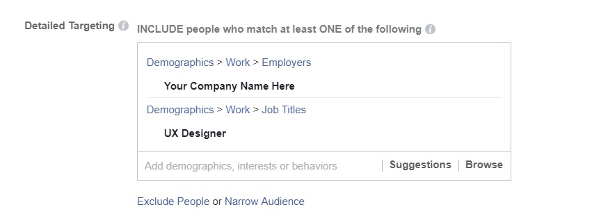 Facebook hiring campaign recruitment