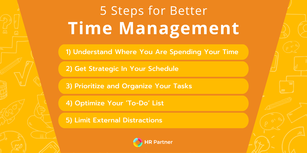5 steps for better time management summary