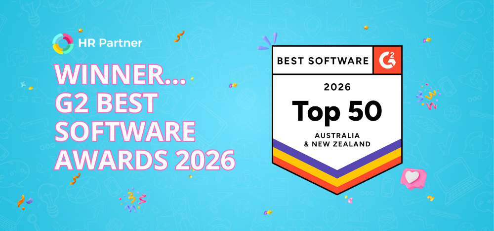HR Partner Named a G2 Top 50 Product for Australia & New Zealand