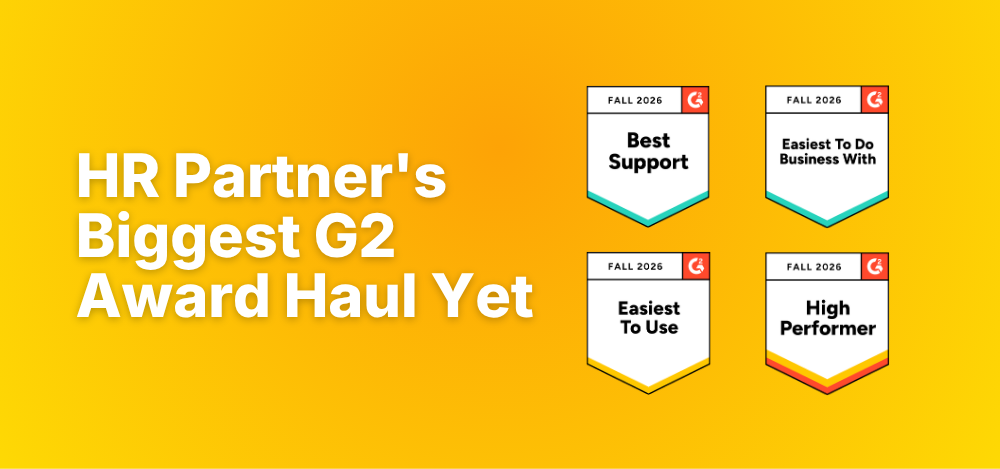 HR Partner's Biggest G2 Award Haul Yet