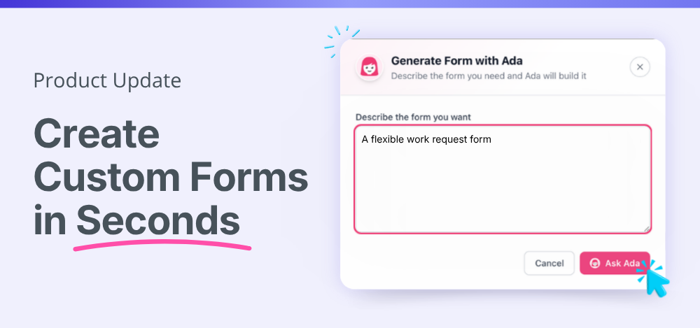 Build HR forms in seconds