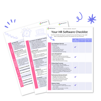 Checklist for choosing HR Software