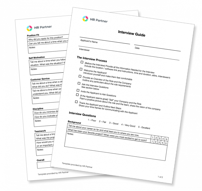 H R Block Interview Guide.pdf Free HR Templates – HR Partner