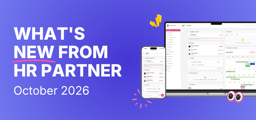 What's New from HR Partner October 2026